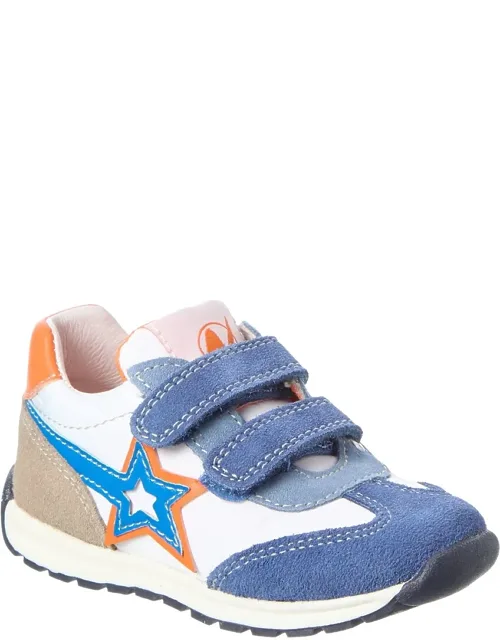 Crumi Nylon & Suede Sneakers