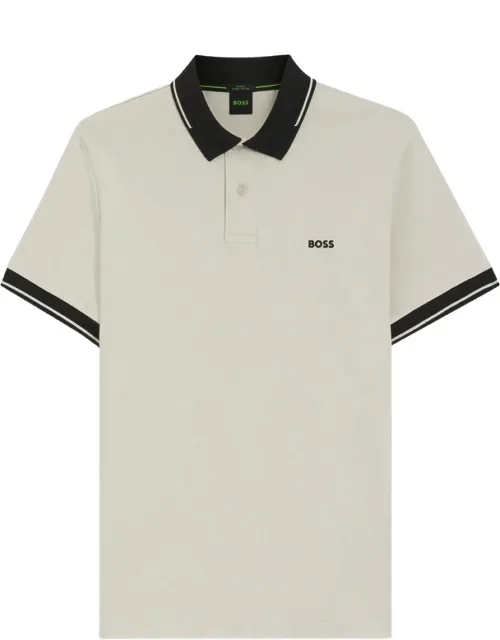 Contrast-trim Slim-fit Polo Shirt
