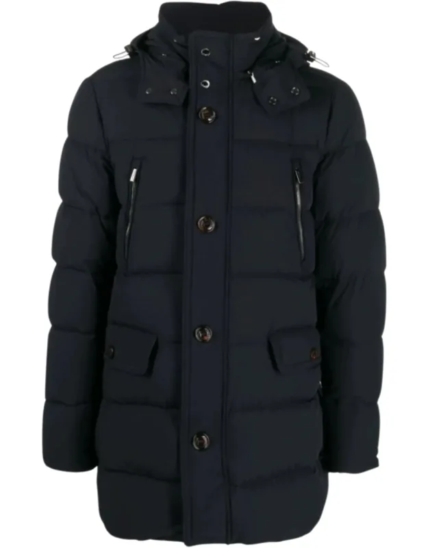Quilted Hooded Down Jacket