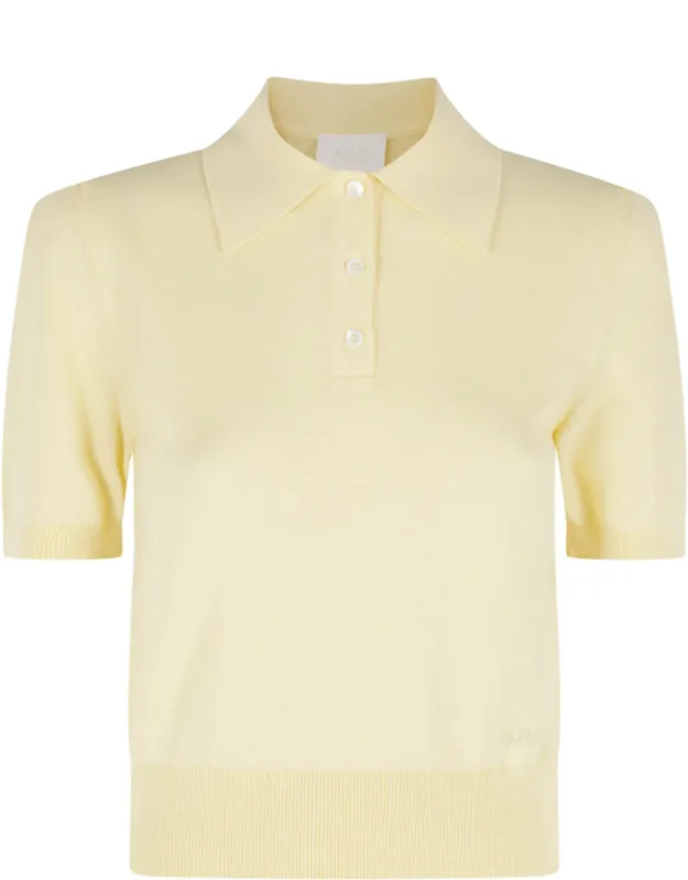 Ribbed-trim Cotton Polo Shirt