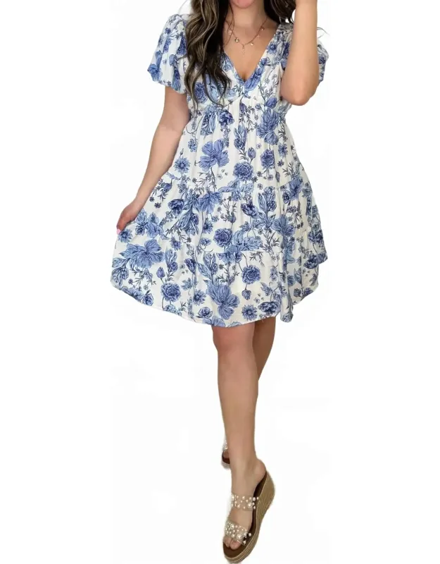 Happy Feelings Rayon Blend Mini Dress