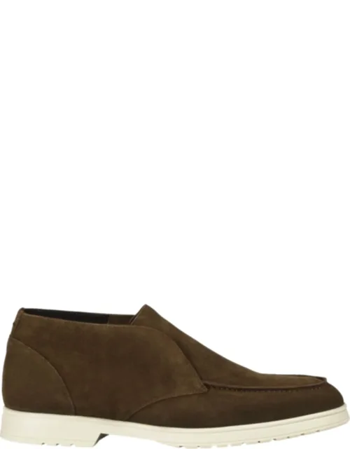 Suede Slip-on Boots