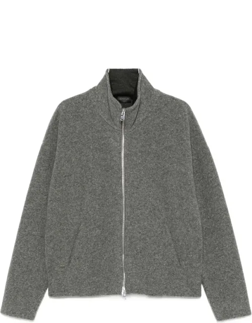 Zip-up High-neck Jacket