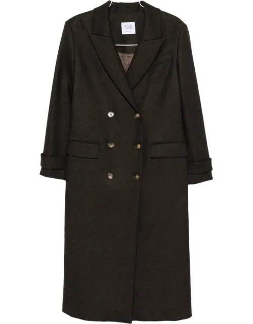 Double-breasted Peak-lapel Coat