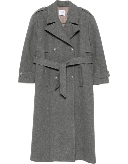 Double-breasted Belted Coat