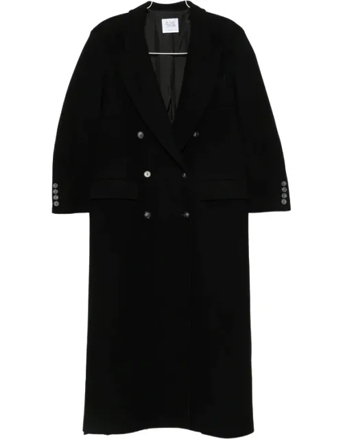 Double-breasted Peak-lapel Coat