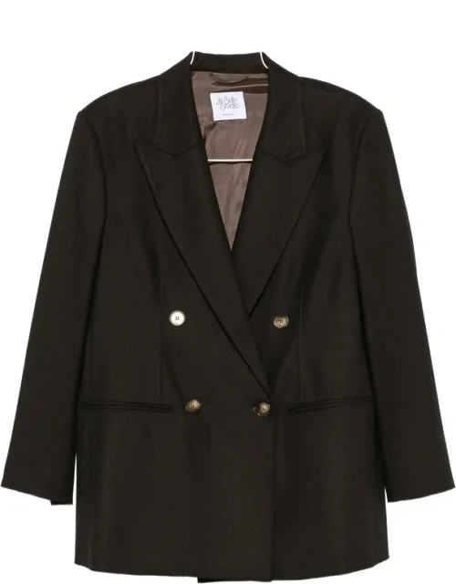 Double-breasted Peak-lapel Blazer