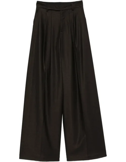 Pleated Wide-leg Palazzo Pants