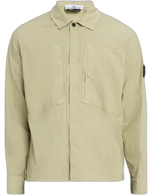 Cotton-stretch Button-down Shirt