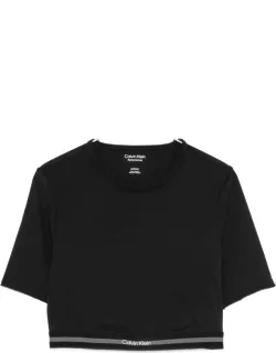 Logo-tape Cropped T-shirt