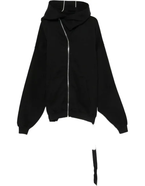 Asymmetric-zip Long-sleeve Hoodie