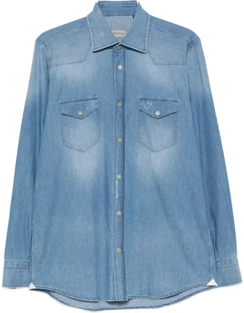 Western-style Denim Shirt