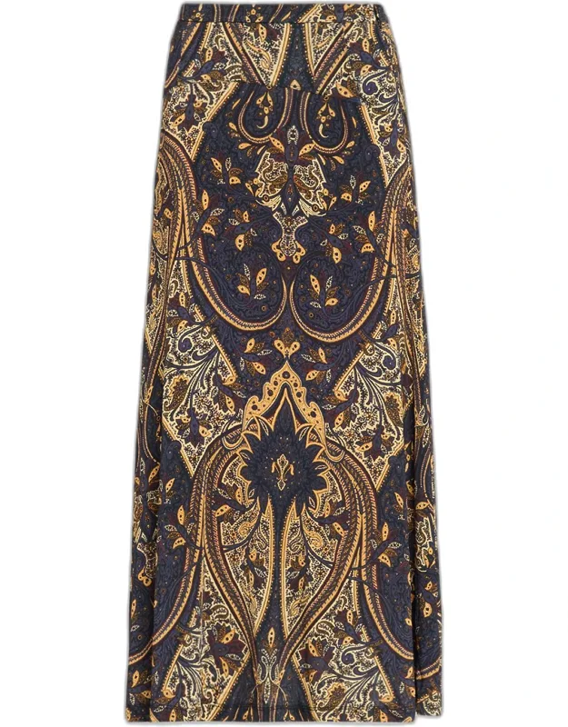 Paola Jersey Maxi Skirt