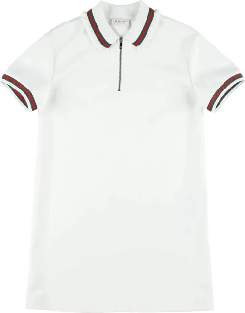 Polo-collar Dress