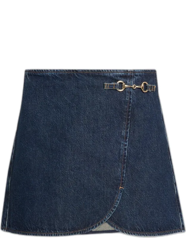 Montanna Denim Mini Skirt