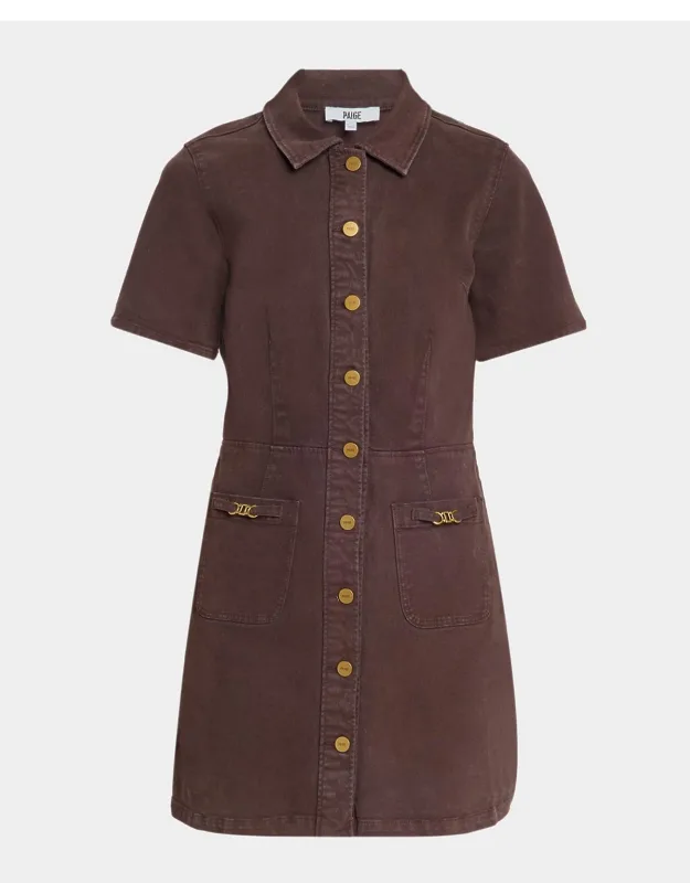 Clementine Stretch Cotton Mini Dress