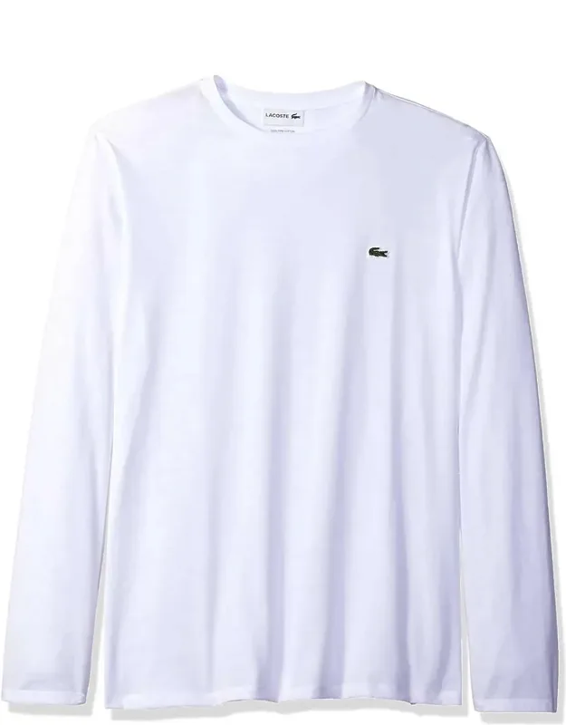 Long Sleeve Jersey Pima Crewneck T-shirt