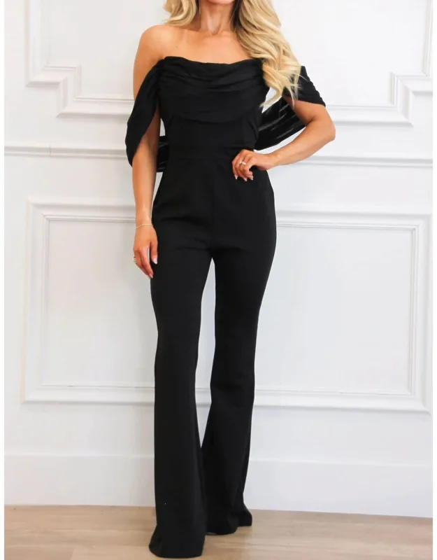 Off Shoulder Jumpsuit