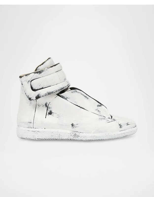 Future Bianchetto Leather Mid-top Sneakers