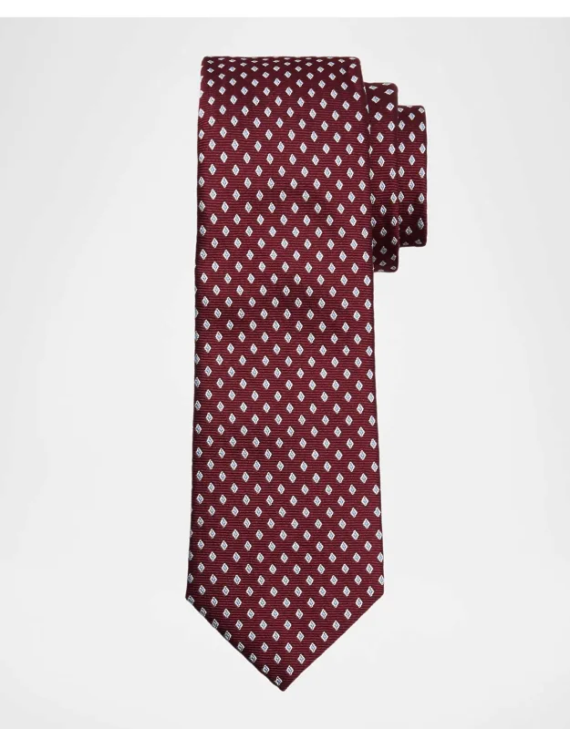 Geometric Box Silk Tie