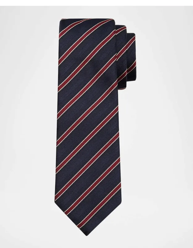 Multi-stripe Silk Tie