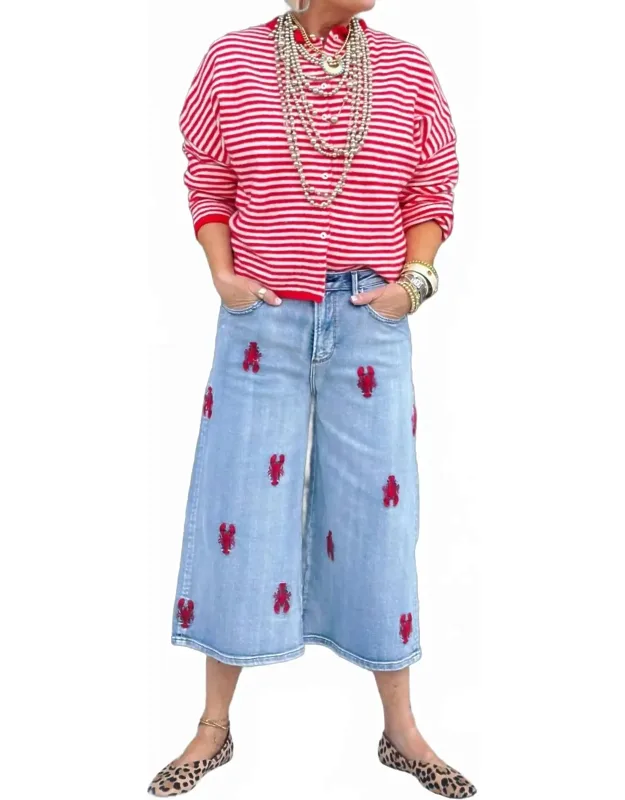Culotte Wide Leg Jeans