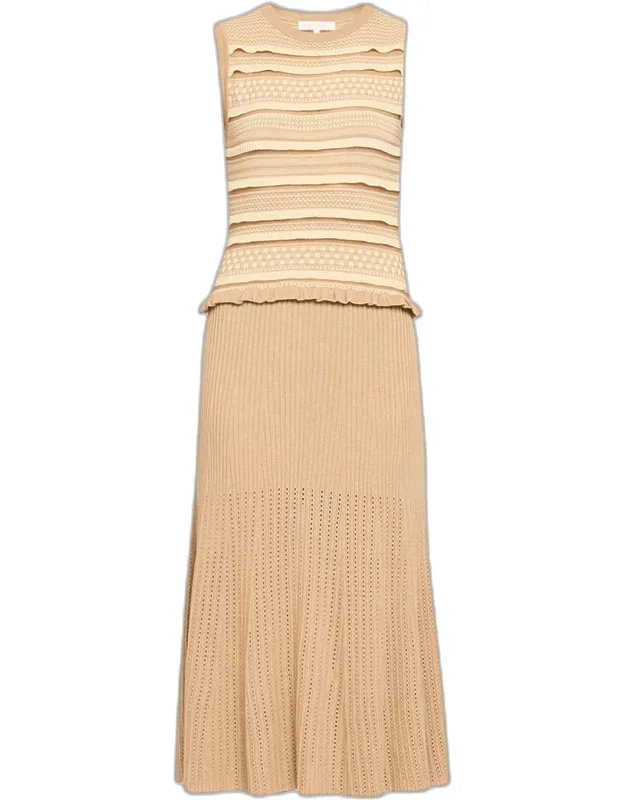 Compact Knit Midi Dress