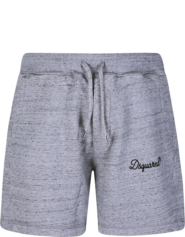 Cotton Logo Shorts