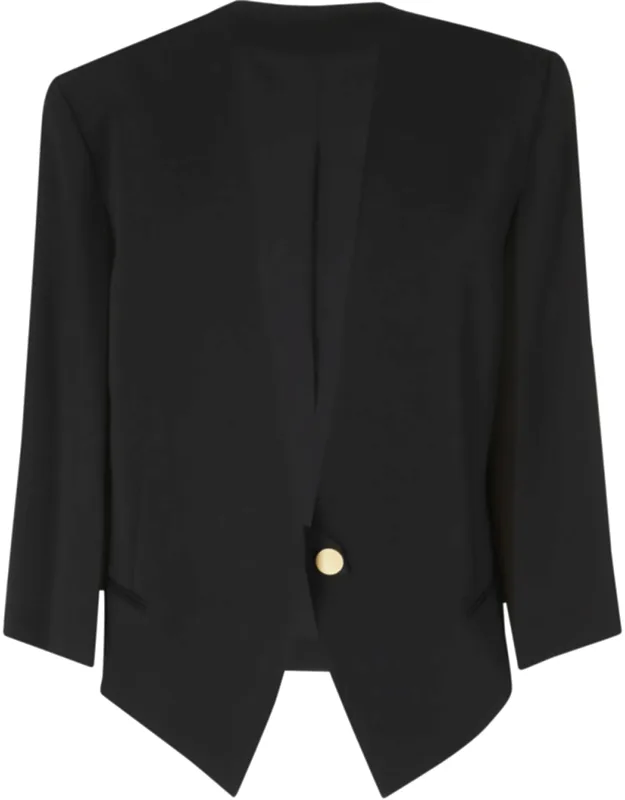 Cady Stretch Open Sleeve Viscose Blazer