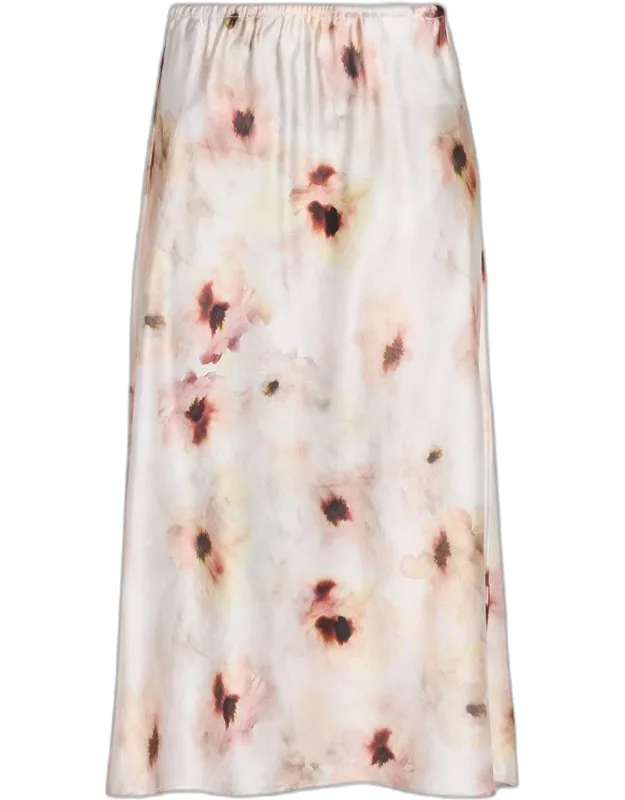Floral Midi Skirt