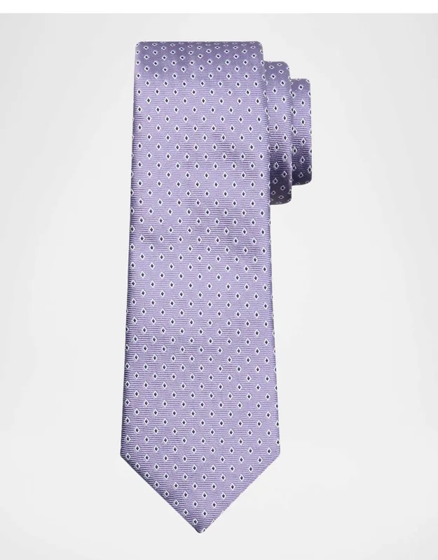 Diamond Jacquard Silk Tie