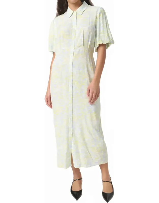 Wynter Midi Half Sleeve Shirt Dress