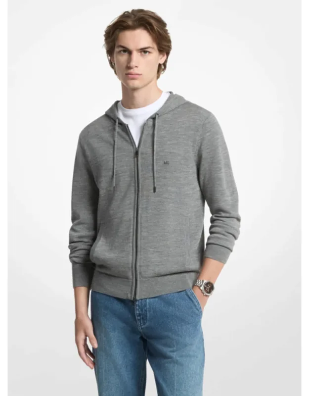 Wool Zip-up Hoodie