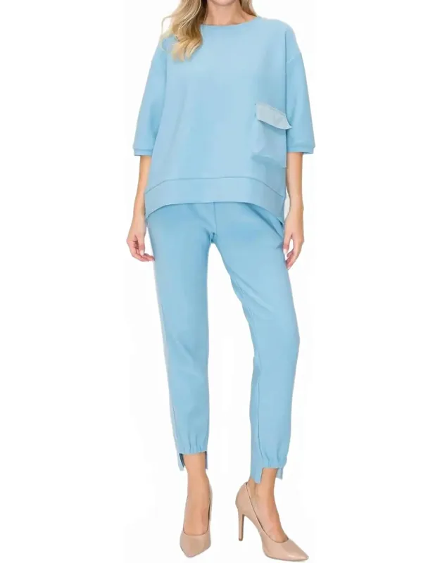 Knit Crepe Pants