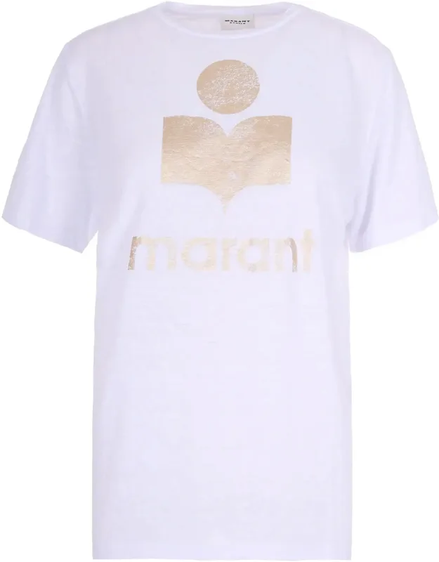 Linen Metallic Logo T-shirt