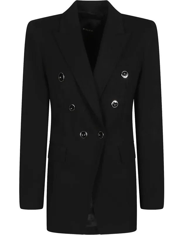 Hibiscus Double-breasted Tailored Blazer