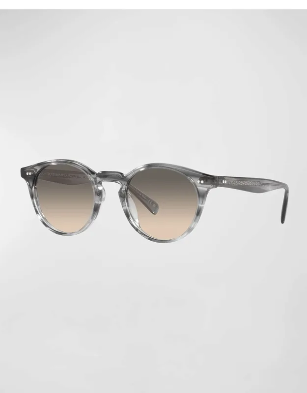 Romare Sun Keyhole-bridge Round Sunglasses