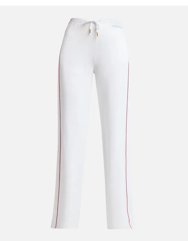 Textured Side-stripe Track Pants