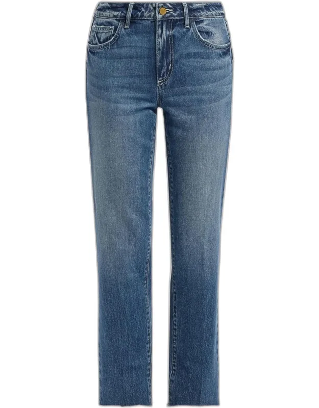 Milana Low-rise Cropped Straight Jeans