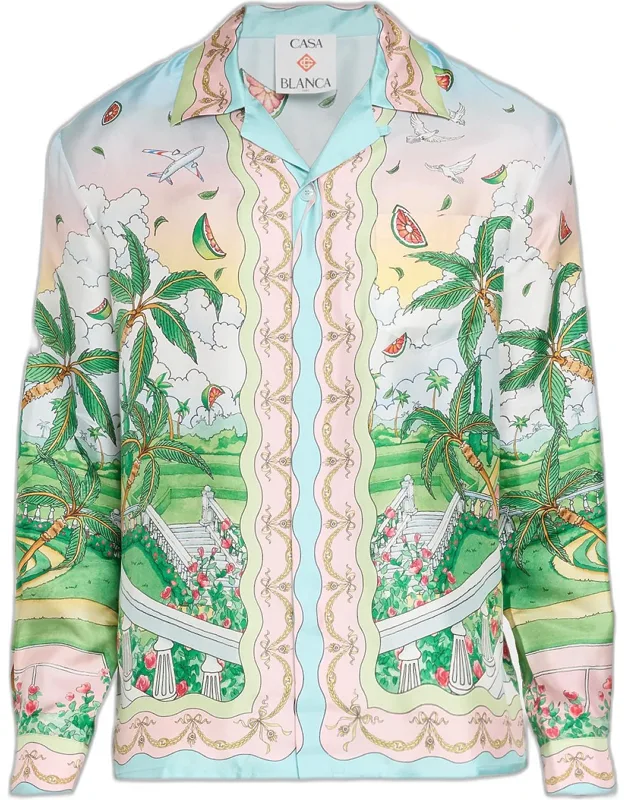 Silk Button-down Shirt