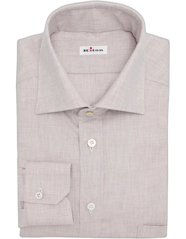 Cotton Dress Shirt With Pocket