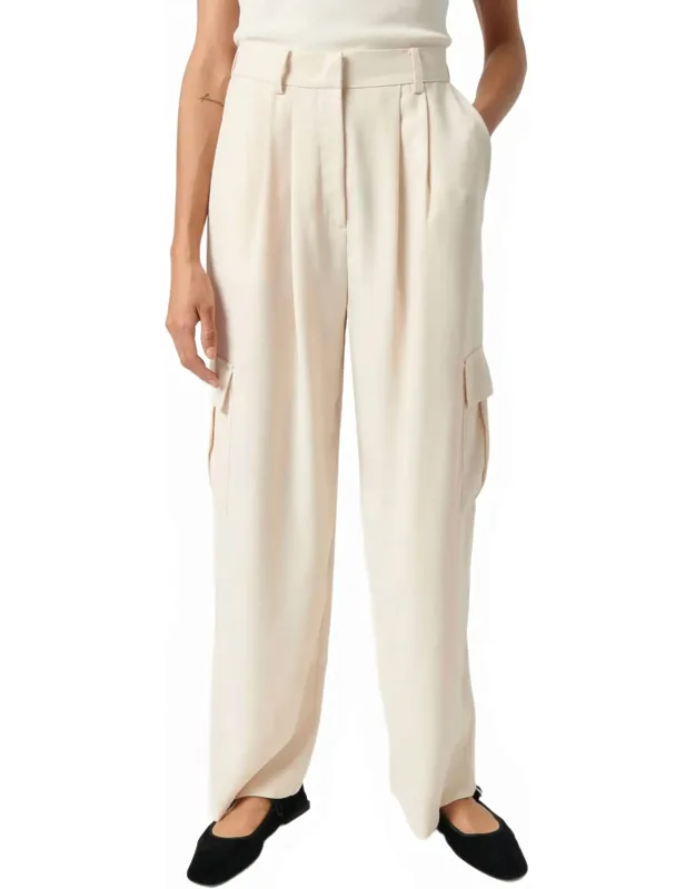Wide Leg Cargo Trousers