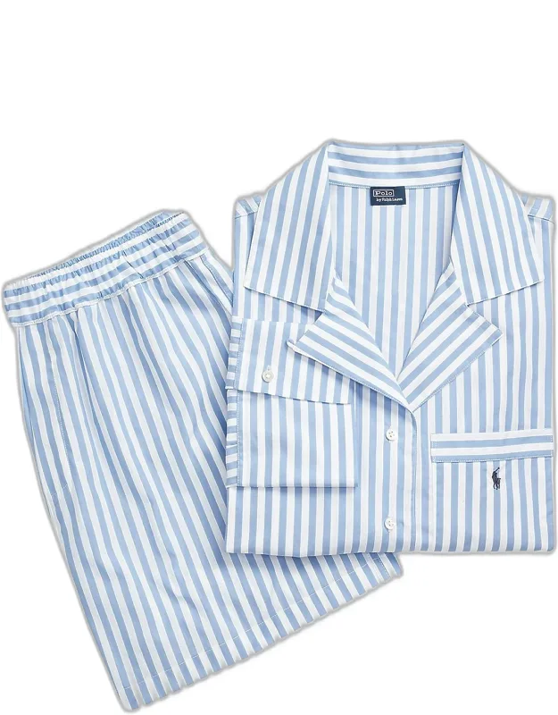 The Cotton Poplin Pajama Set