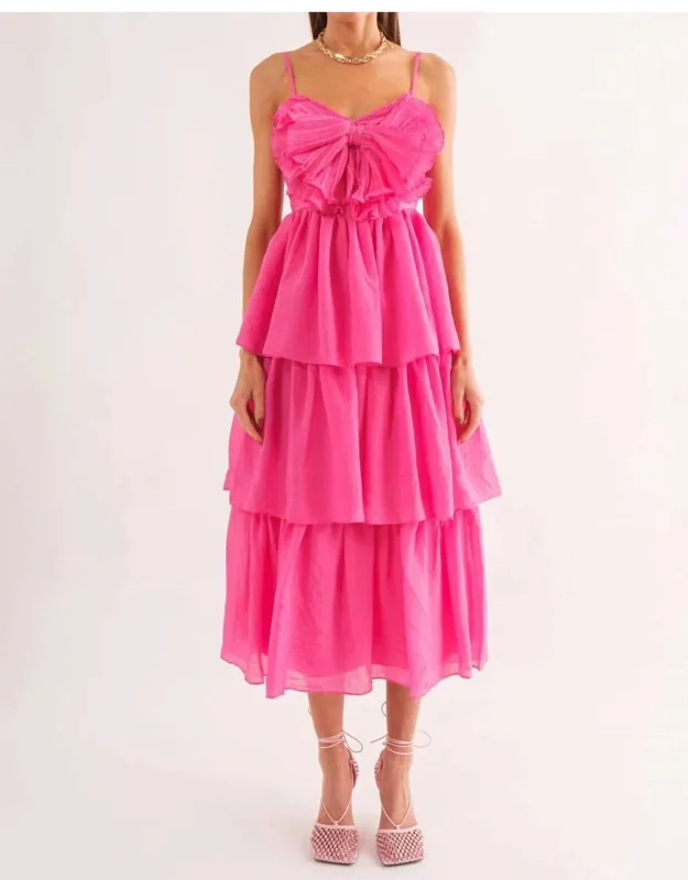 Tiered Midi Dress