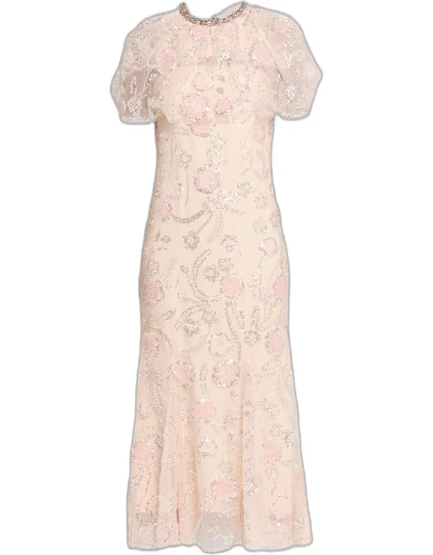 Embellished Midi Dress