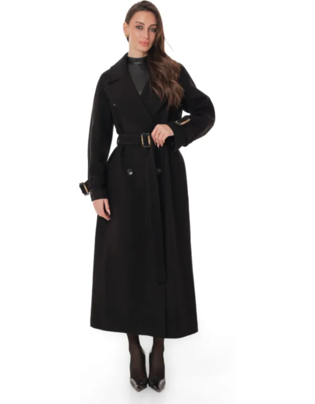 Cashmere Wool Blend Overcoat