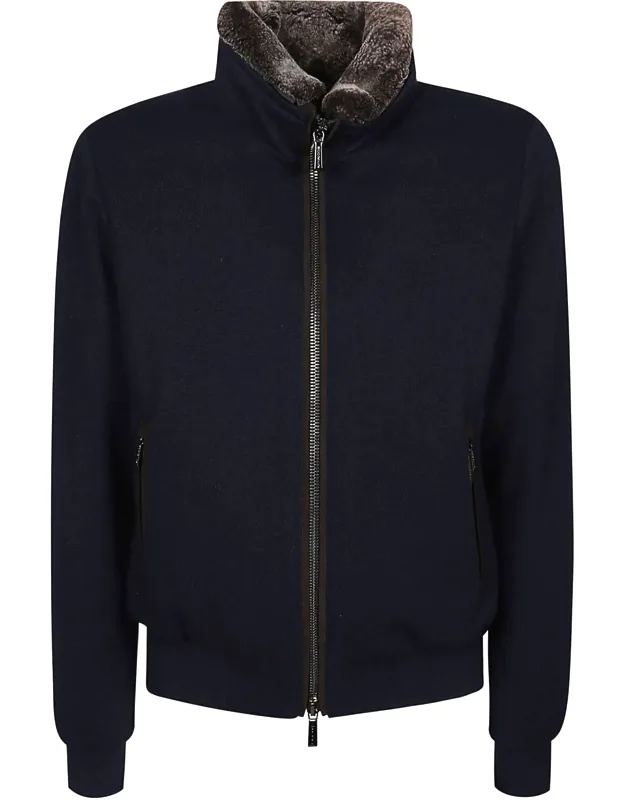 Wool-blend Bomber Jacket