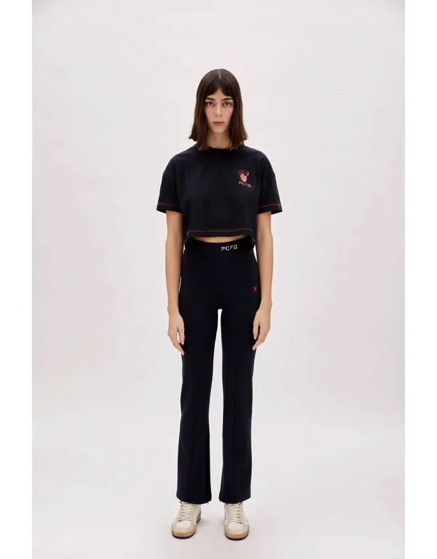 Cotton Flare Yoga Pants