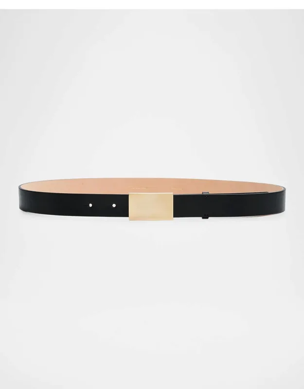 Portofino Mirror Belt In Shiny Leather