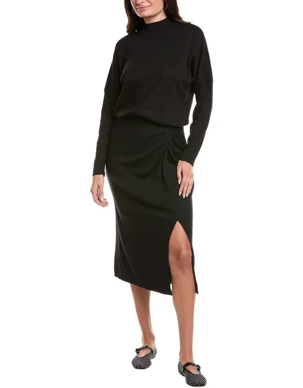 Lila Blouson Midi Dress